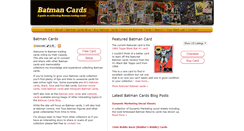 Desktop Screenshot of batmancards.com